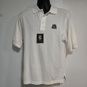 GEAR FOR SPORTS Size S White Knit Polo Shirt  Old Dominion‎ University ODU NEW